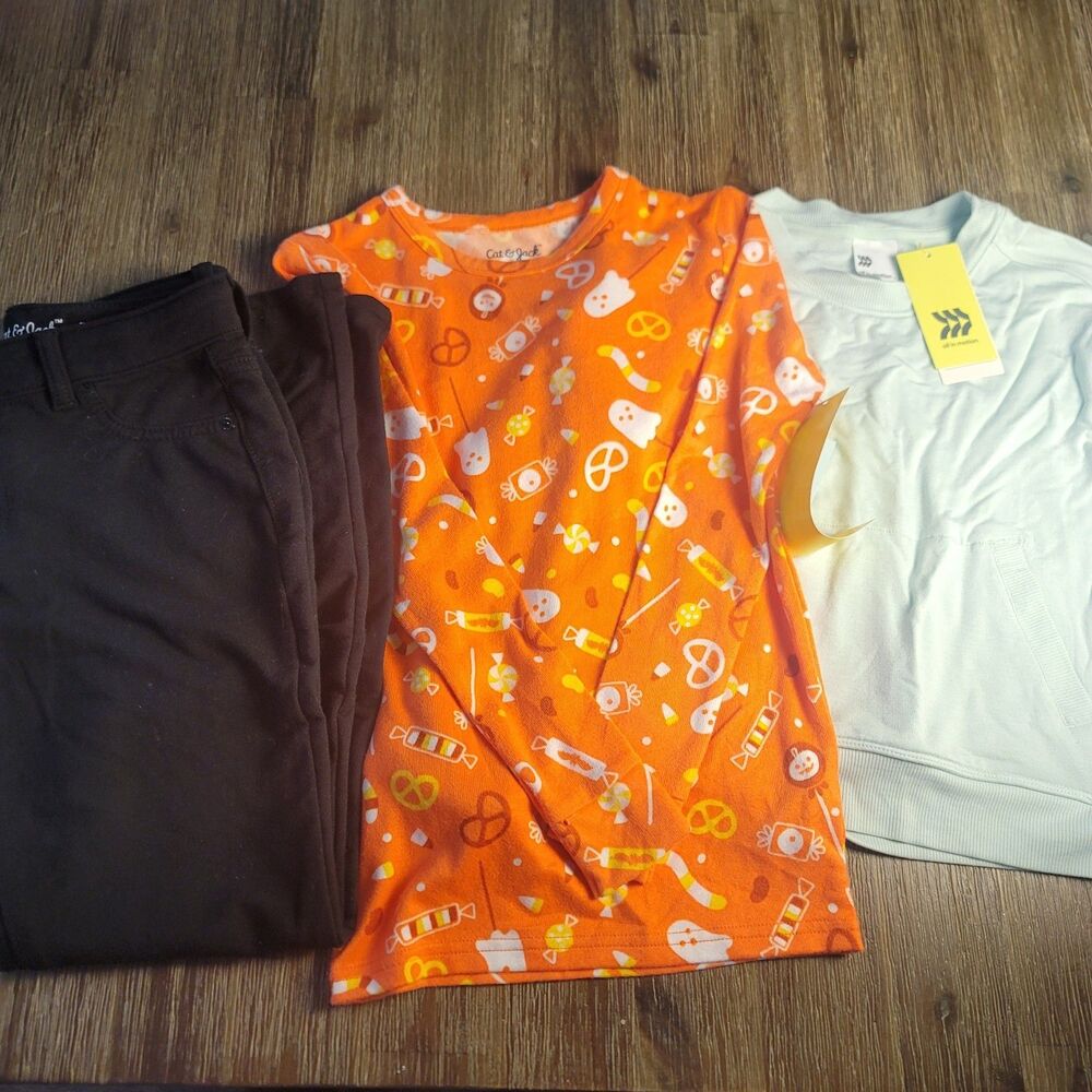 Cat And Jack/All In Motion Girls Size 8-10 Lot Of 3